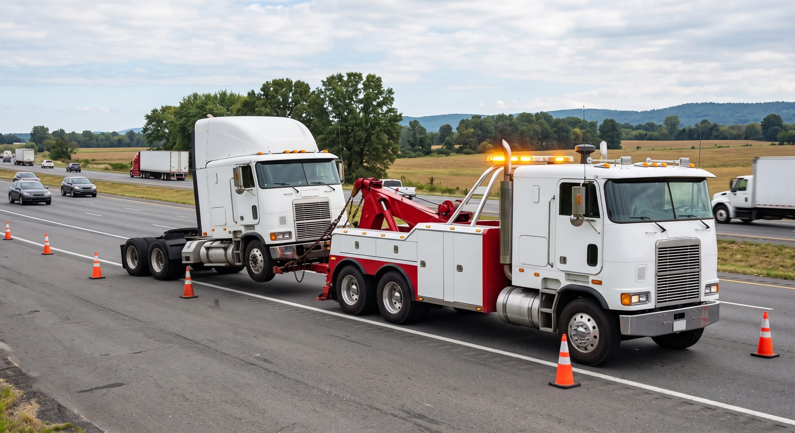 heavy duty towing service